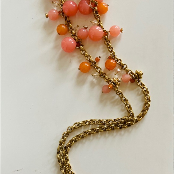 Vintage Gold Costume Jewelry Necklace - Picture 3 of 5